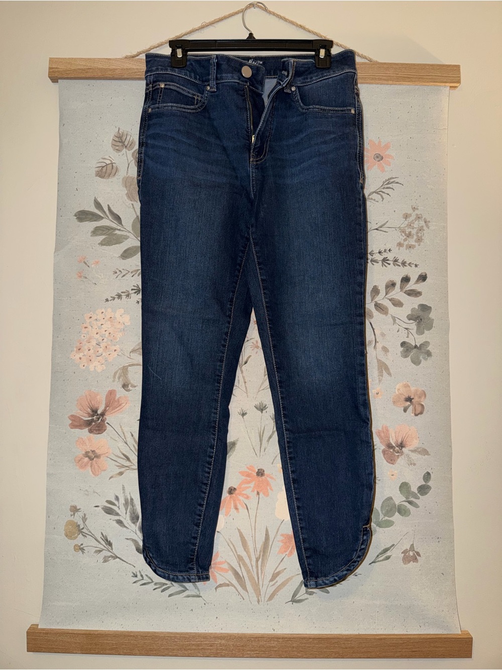 Maurices Ever Flex Dark Indigo Slim Ankle Jeans